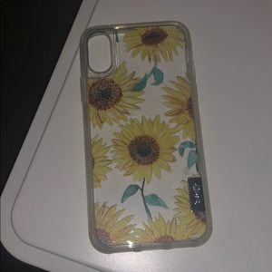 iPhone X sunflower phone case